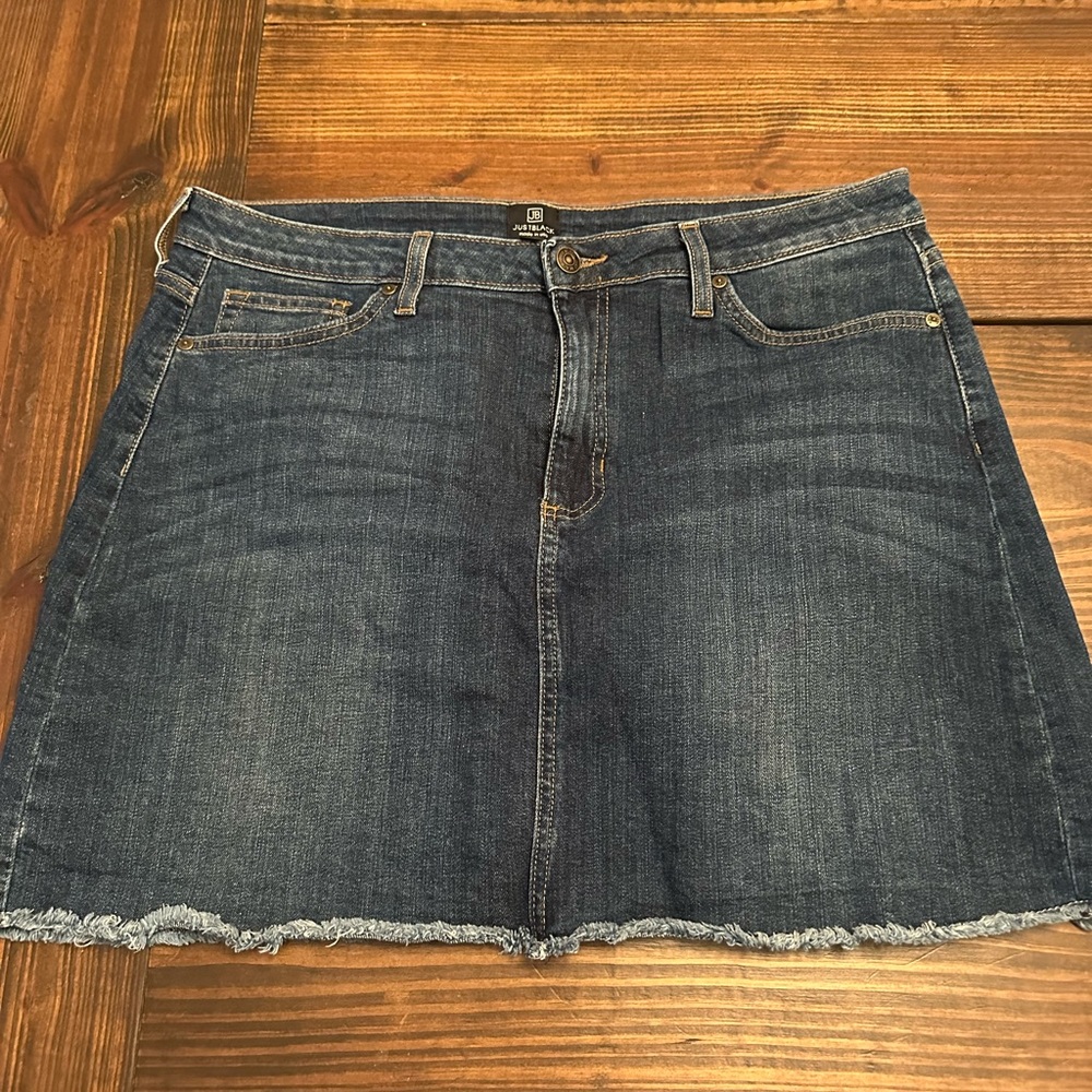 Just Black jean skirt XL